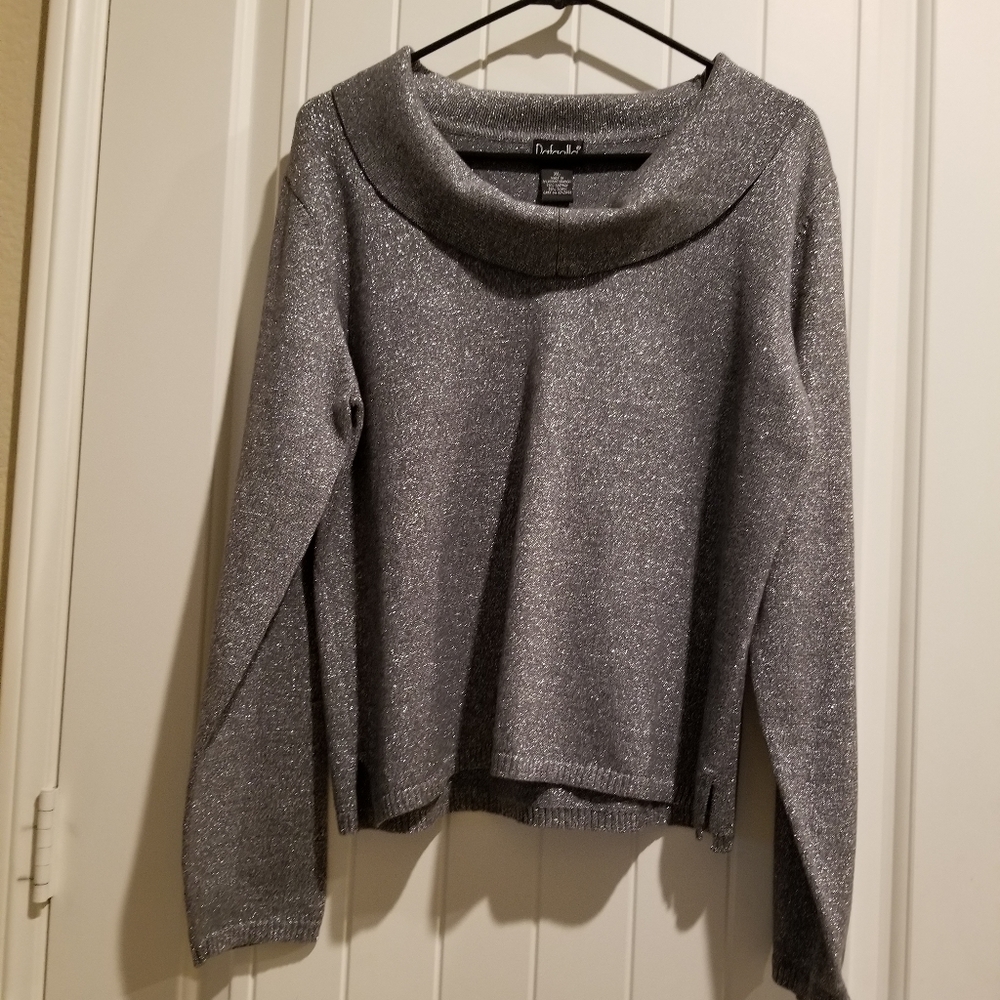 Silver Sparkle sweater top